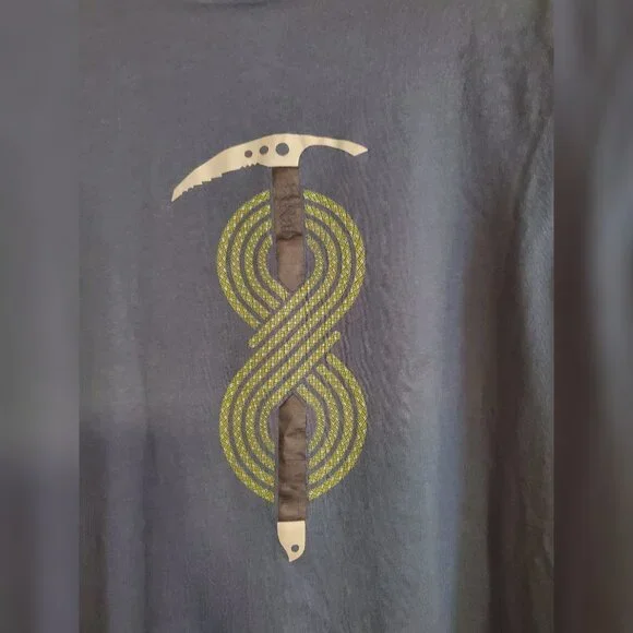 Stance Axe Ice Climbing Graphic Organic Cotton T Shirt - Picture 5 of 5